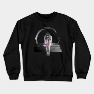 Orchid girl Crewneck Sweatshirt